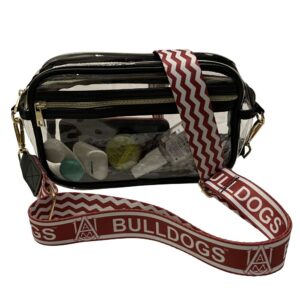 Alabama A&M Clear Bag & Reversible Crossbody Strap