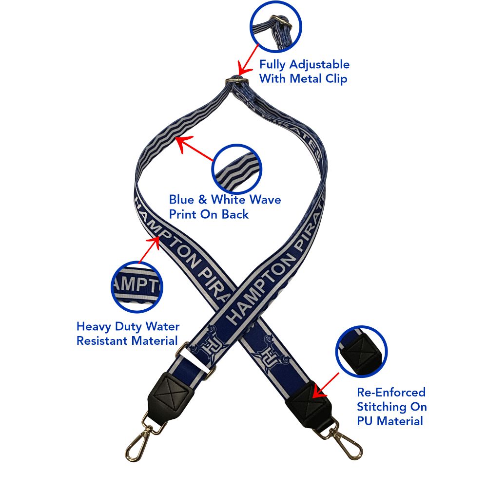 Hampton University Crossbody Purse Strap - Image 2