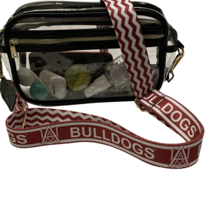 Alabama A&M Clear Bag & Reversible Crossbody Strap