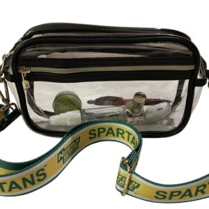 PRE-SALE: Norfolk State University Spartans Clear Purse & Crossbody Strap Set
