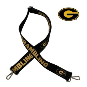 Grambling Clear Bag & Black Reversible Crossbody Strap