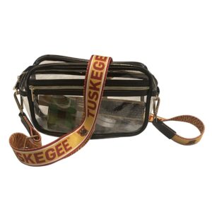Tuskegee University Clear Bag & Reversible Crossbody Strap