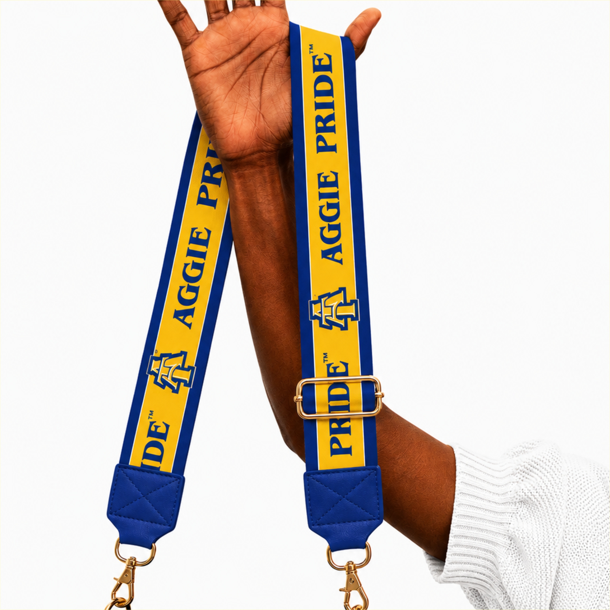 PRE-SALE: North Carolina A&T Clear Bag and Crossbody Strap - Image 4