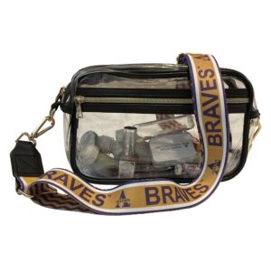 PRE-SALE Alcorn State Braves Clear Bag with Crossbody Strap