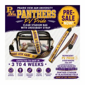 PRE-SALE | Prairie View A&M University Clear Purse and Crossbody Strap Set