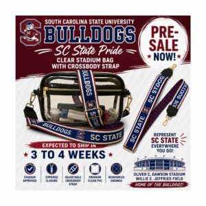 PRE-SALE | South Carolina State University Clear Purse & Crossbody Strap Set