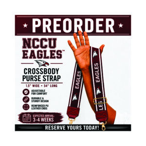 North Carolina Central University (NCCU) Eagles Crossbody Purse Strap – PREORDER